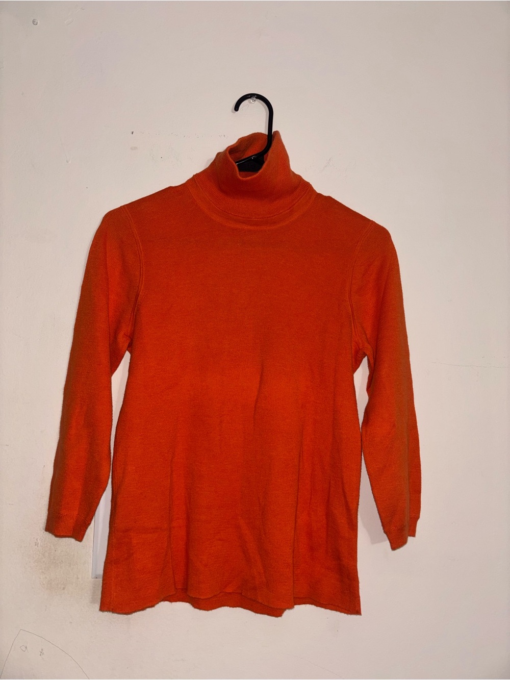 J.crew Orange Turtleneck Sweater Women Size S